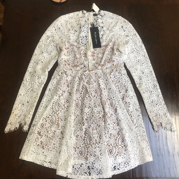 FOR LOVE & LEMONS long sleeve lace dress - Picture 2 of 7